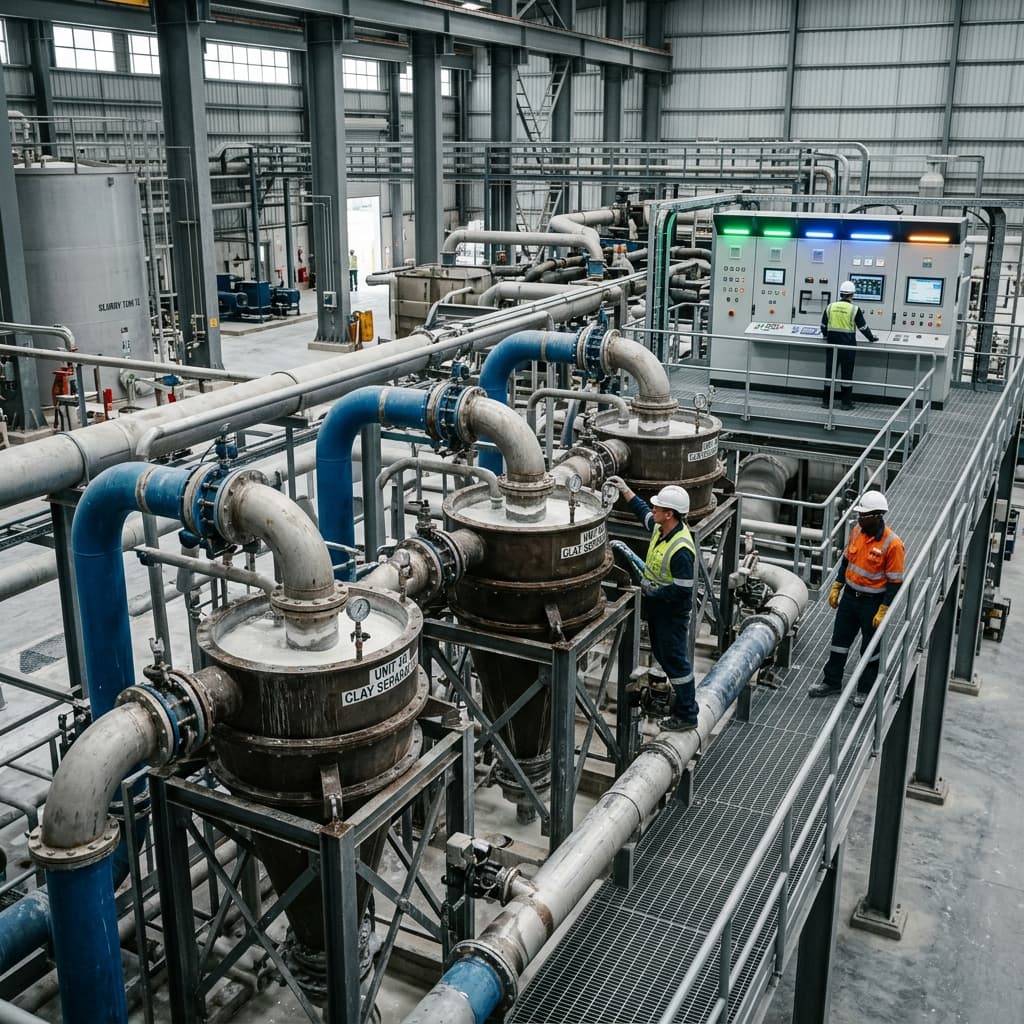 Hydrocyclone Refining Lines